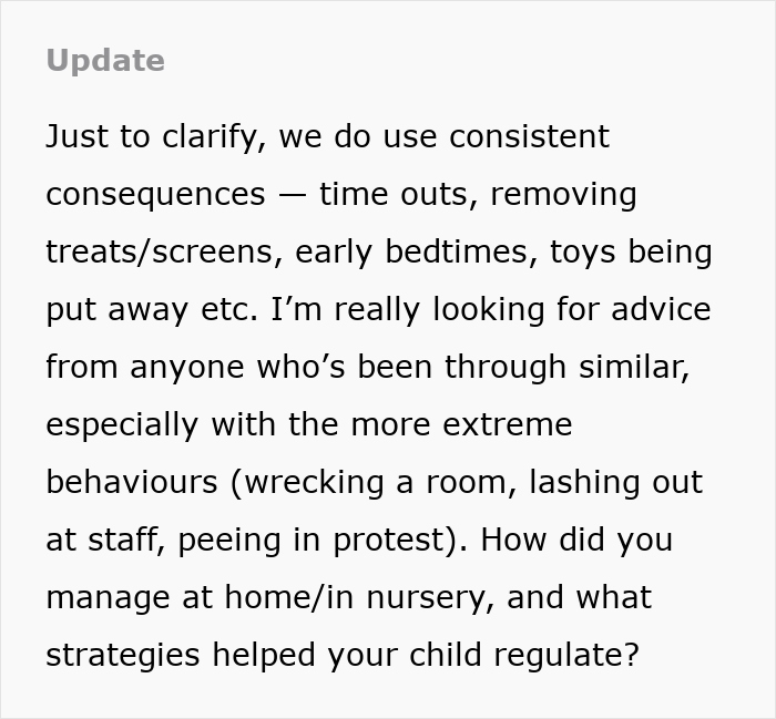 4YO Out Of Control After Joining Nursery, Desperate Mom Asks For Advice On Uncontrollable Son
