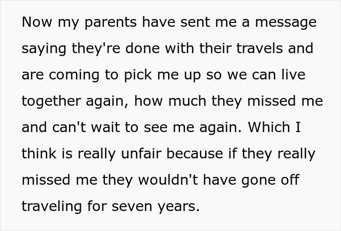 17YO’s Life Shaken Up After Her Parents Return From A 7-Year-Long &#8216;World Trip&#8217; And Want Her Back