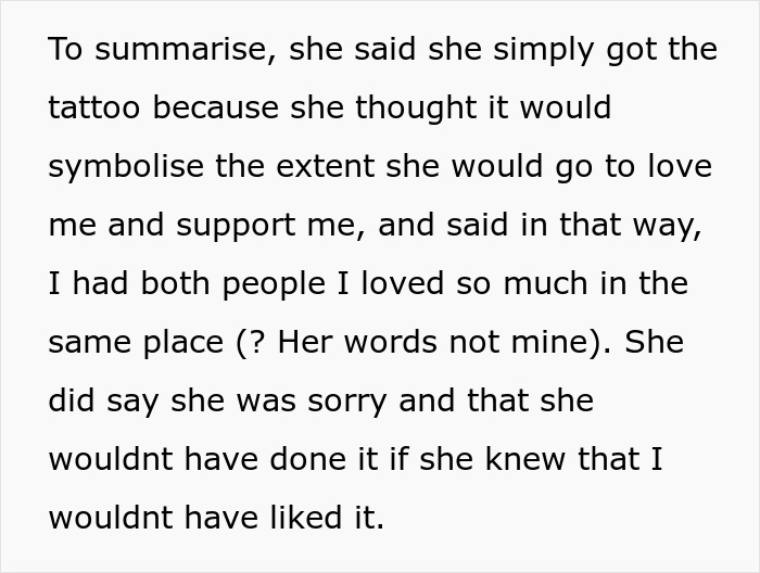 Man Is Honest About How Fiancée’s Tattoo Makes Him Feel, She Expected More Appreciation