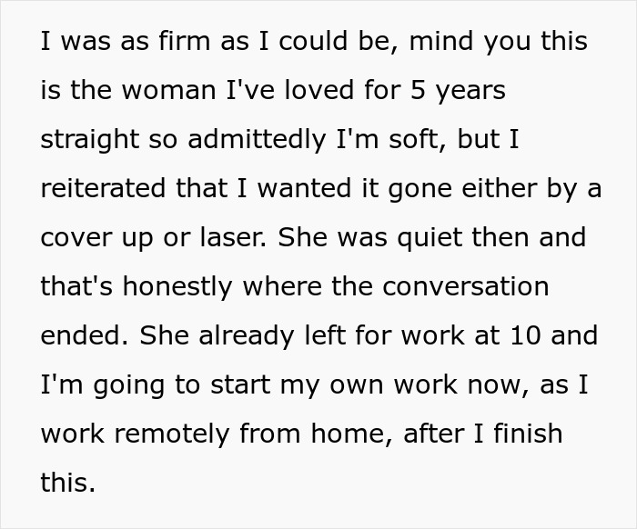 Man Is Honest About How Fiancée’s Tattoo Makes Him Feel, She Expected More Appreciation