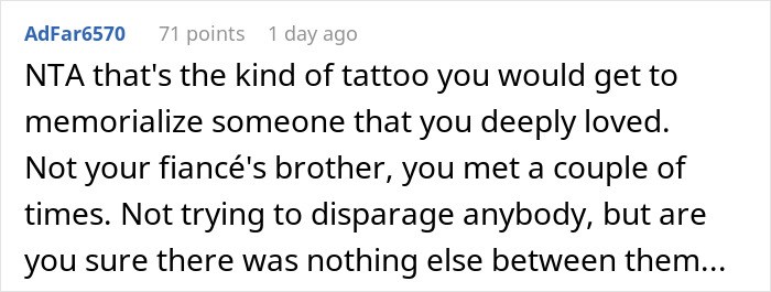 Man Is Honest About How Fiancée’s Tattoo Makes Him Feel, She Expected More Appreciation