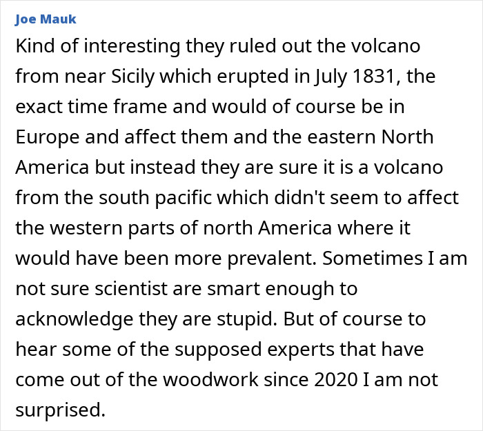 Scientists Finally Learn Why The Sun Turned Blue And The World Froze For Months In 1831