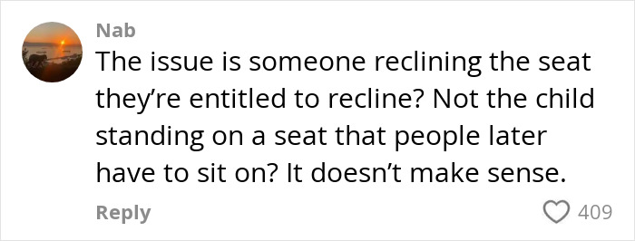 “Buy Another Seat”: Mom Sparks Outrage After Passenger Reclines Seat Into Her Lap