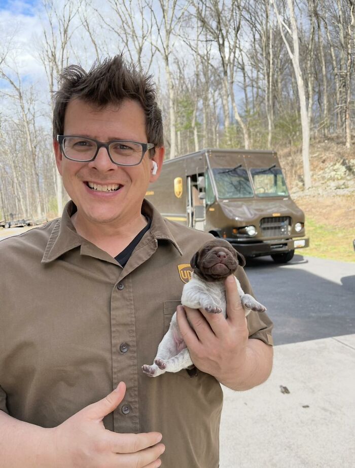 145 Times UPS Drivers Met Adorable Pets And Couldn’t Help But Brag (New Pics)