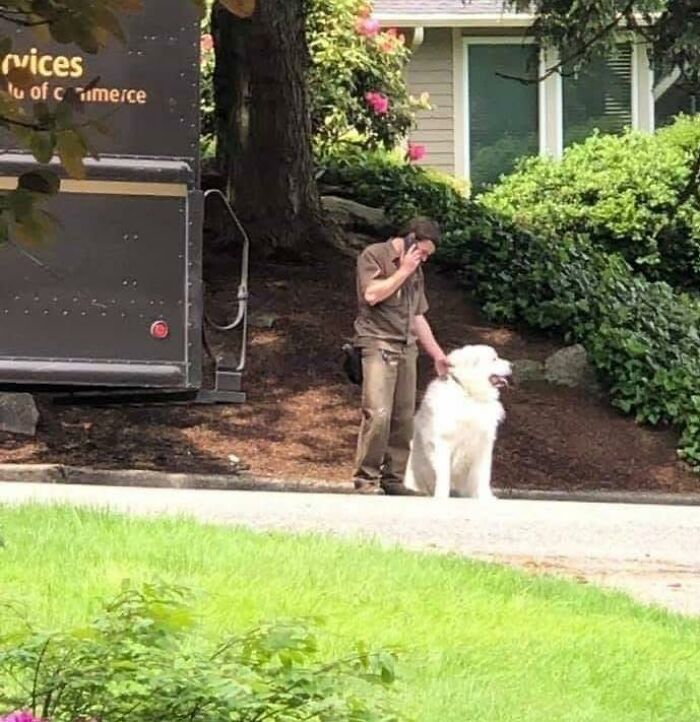 145 Times UPS Drivers Met Adorable Pets And Couldn’t Help But Brag (New Pics)