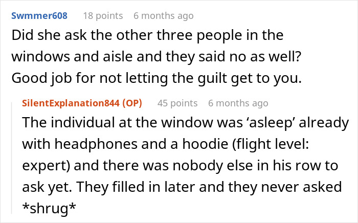 Woman Refuses To Give Up Her Plane Seat, Enjoys A Guilt-Free Nap Instead: “She Was Almost Crying”