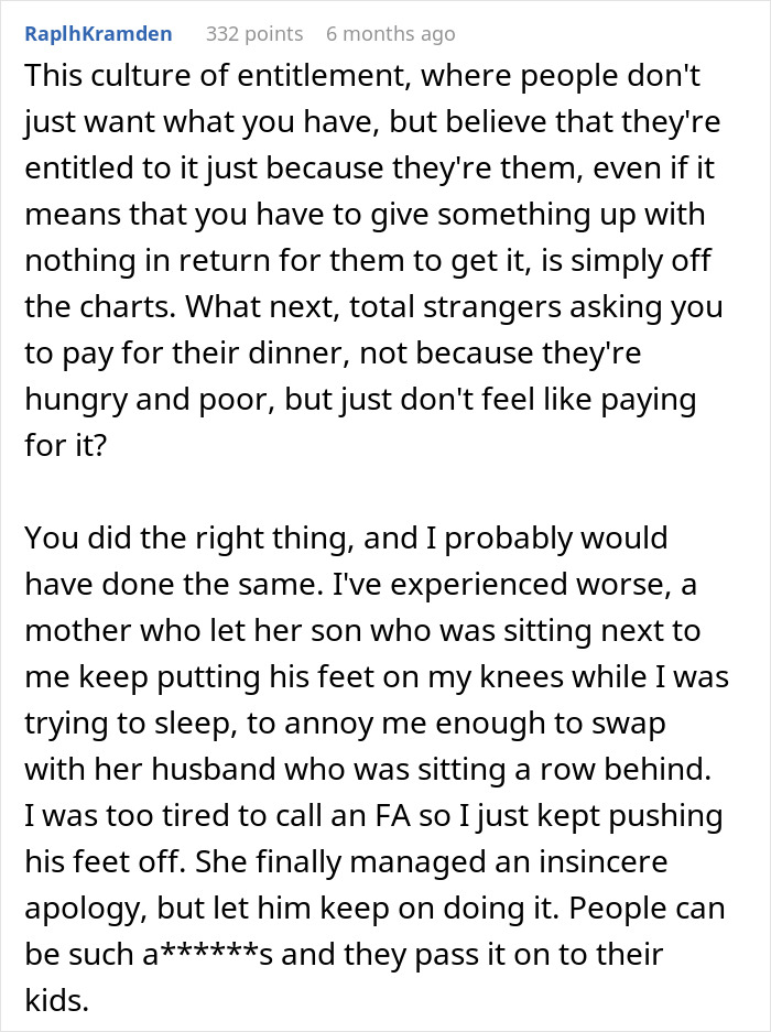 Woman Refuses To Give Up Her Plane Seat, Enjoys A Guilt-Free Nap Instead: “She Was Almost Crying”