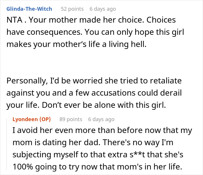17YO Rejects Mom&#8217;s New Relationship With Nemesis’ Dad, Cuts Contact And Stays Permanently With Dad