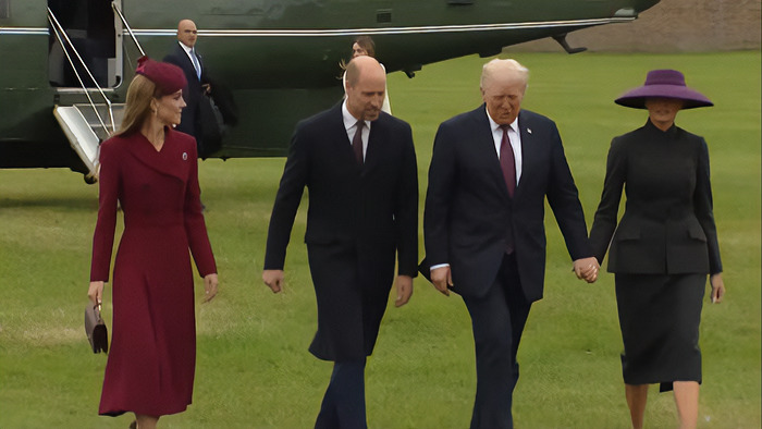 Melania Trump Fuels ‘Body Double’ Conspiracy After Viral Meeting With British Royal Family
