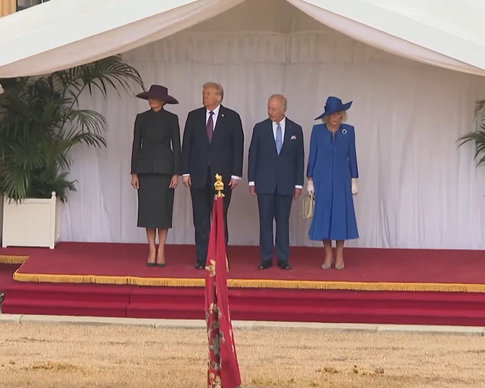 Melania Trump Fuels ‘Body Double’ Conspiracy After Viral Meeting With British Royal Family