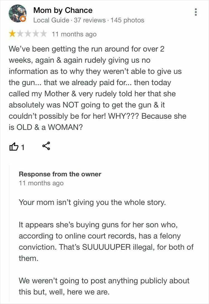 50 Times Customers Tried To Sabotage Businesses With Their Bad Reviews But Got Brutally Shut Down