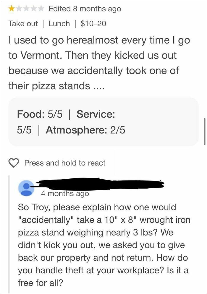 50 Times Customers Tried To Sabotage Businesses With Their Bad Reviews But Got Brutally Shut Down