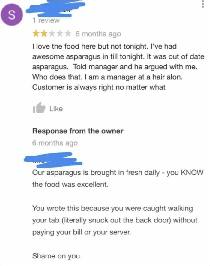 50 Times Customers Tried To Sabotage Businesses With Their Bad Reviews But Got Brutally Shut Down