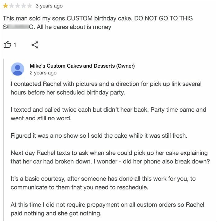50 Times Customers Tried To Sabotage Businesses With Their Bad Reviews But Got Brutally Shut Down