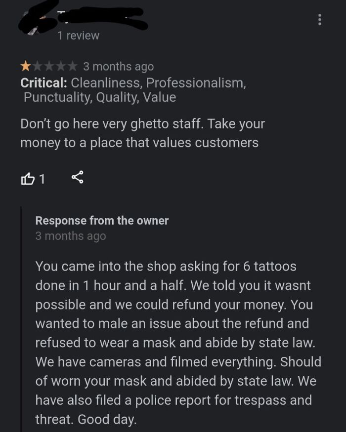 50 Times Customers Tried To Sabotage Businesses With Their Bad Reviews But Got Brutally Shut Down