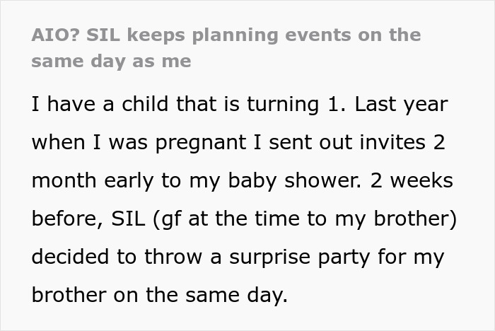 &#8220;I’m Hurt That This Is Happening Again&#8221;: Lady Tries To Steal SIL’s Party Dates, Drama Arises