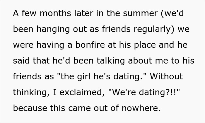 Guy Assumes He’s Been “Dating” Female Friend All Along, She Gives Him Reality Check