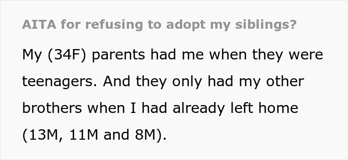 Aunt Explodes After 34YO Refuses To Adopt Orphaned Siblings, Settles On Covering Bills Instead
