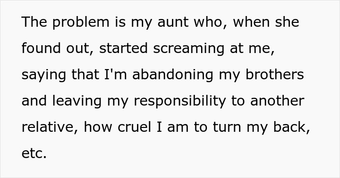 Aunt Explodes After 34YO Refuses To Adopt Orphaned Siblings, Settles On Covering Bills Instead