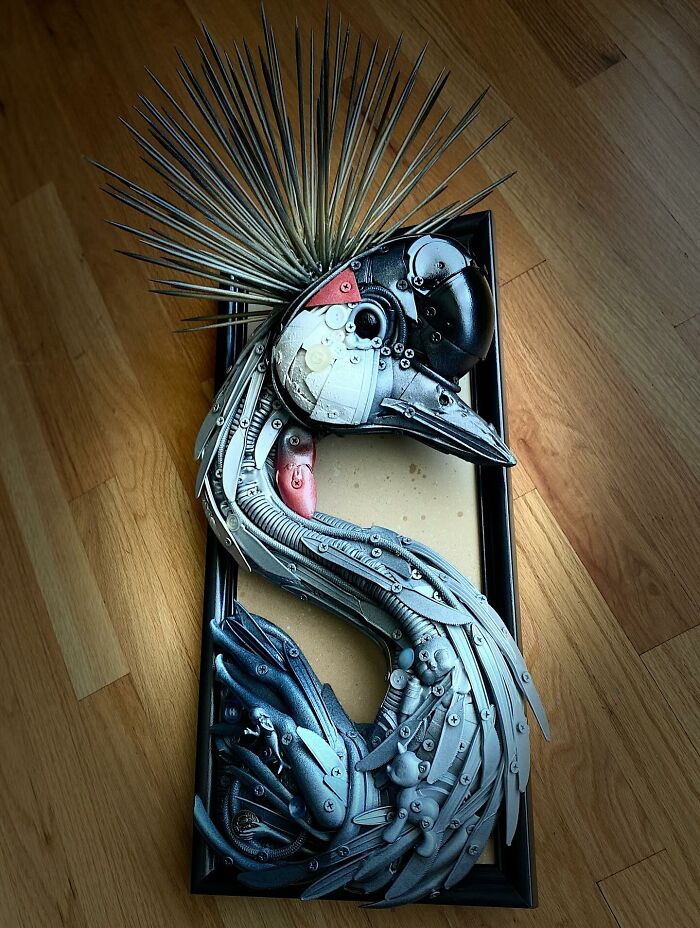 This Artist Creates Incredible Sculptures Out Of Stuff That&#8217;s Been Thrown Away (30 Pics)