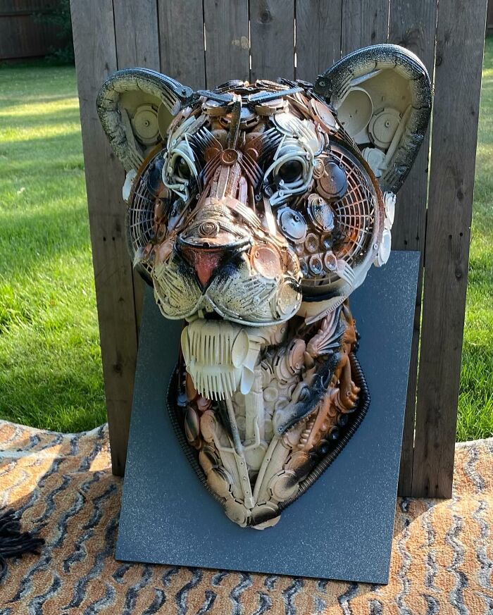 This Artist Creates Incredible Sculptures Out Of Stuff That&#8217;s Been Thrown Away (30 Pics)