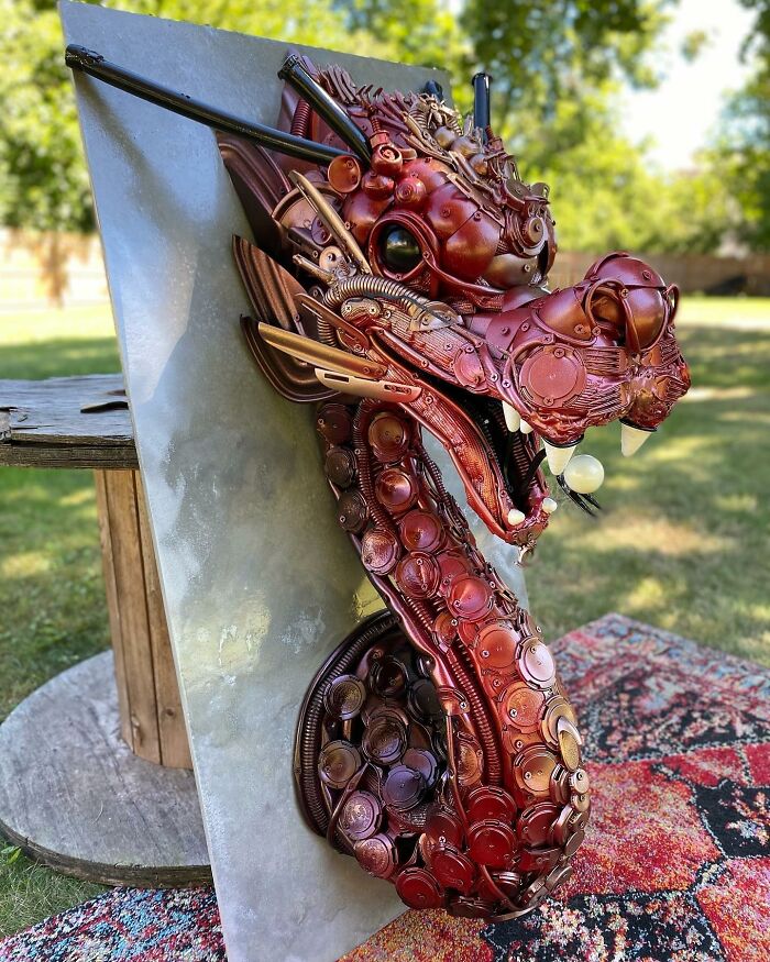 This Artist Creates Incredible Sculptures Out Of Stuff That&#8217;s Been Thrown Away (30 Pics)