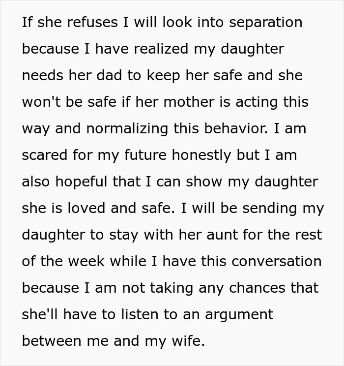 “I Had Enough”: Man Tells Wife It’s Her Own Fault Daughter Won’t Talk To Her