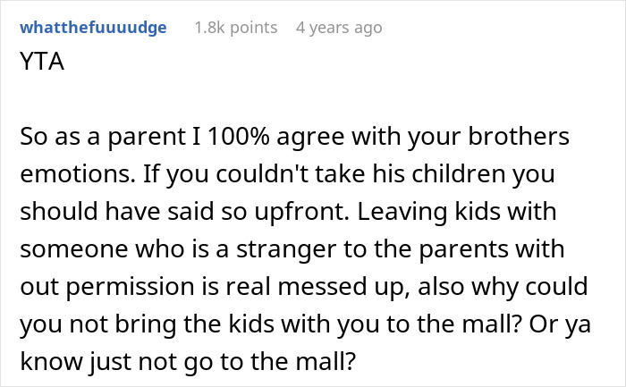 Woman Dumps Bro’s Kids With A Friend To Go Shopping, He Can’t Believe Her Audacity