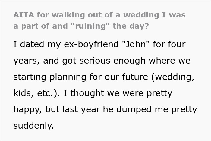 Maid Of Honor Finds Out Why Her Boyfriend Broke Up With Her, Walks Out Of Best Friend&#8217;s Wedding