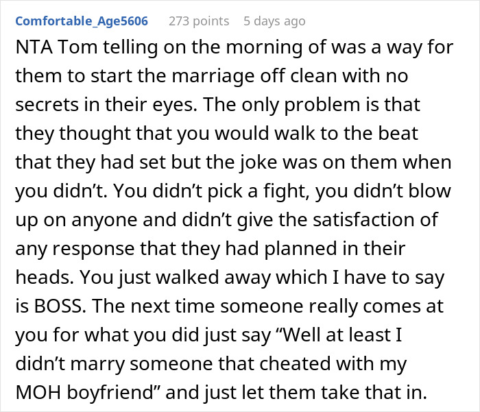 Maid Of Honor Finds Out Why Her Boyfriend Broke Up With Her, Walks Out Of Best Friend&#8217;s Wedding
