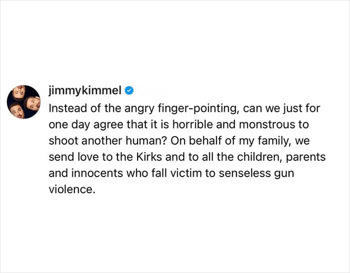 Full Transcript Of What Jimmy Kimmel Said That Got His Show Suspended, As Hollywood Stars React