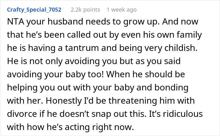 Woman Refuses To Share Any Pregnancy Details With Husband After His Comment, He Misses The Birth