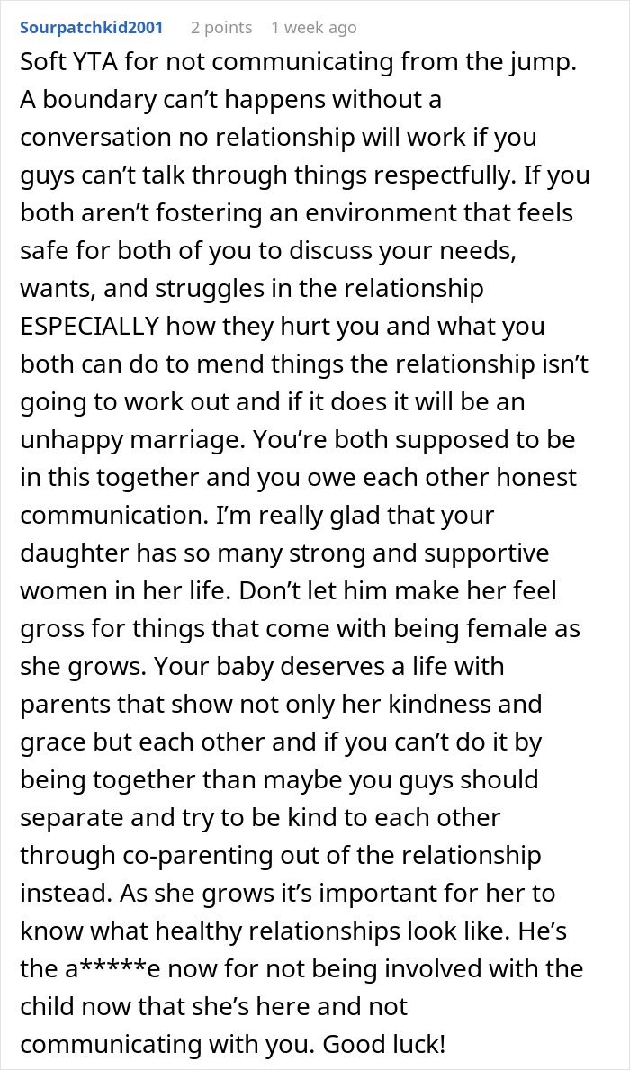 Woman Refuses To Share Any Pregnancy Details With Husband After His Comment, He Misses The Birth