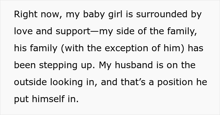 Woman Refuses To Share Any Pregnancy Details With Husband After His Comment, He Misses The Birth