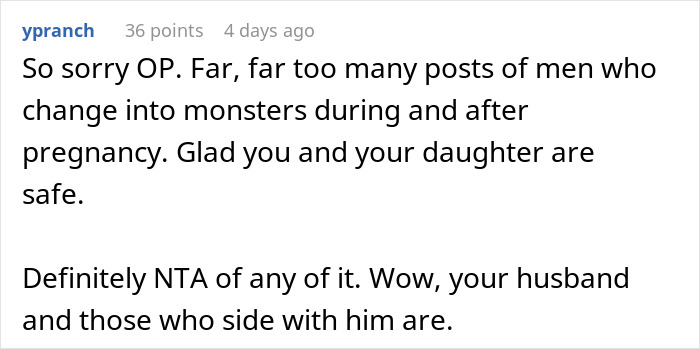 Woman Refuses To Share Any Pregnancy Details With Husband After His Comment, He Misses The Birth