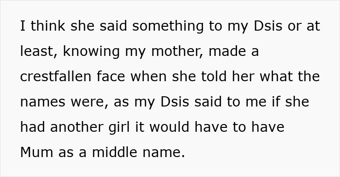 Daughter Resentful Of Toxic Mom For Demanding She Use Her Name As Her Baby’s Middle Name