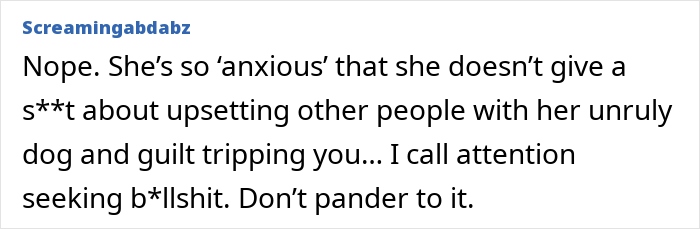 SIL Thinks Her “Therapy Dog” Is Welcome Anywhere, Gets Reality Check After It’s Banned From Fam BBQ