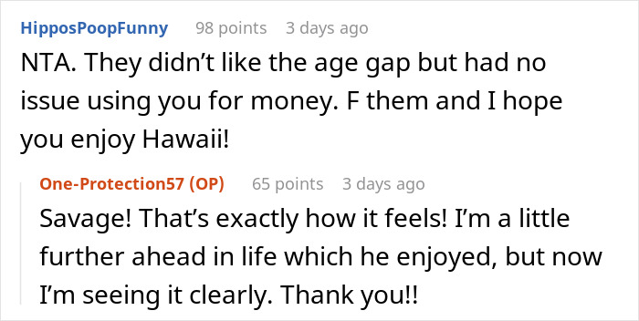 Ex-BF And His Family Demand Woman Skip Trip To Hawaii She Paid For, She Has Other Plans
