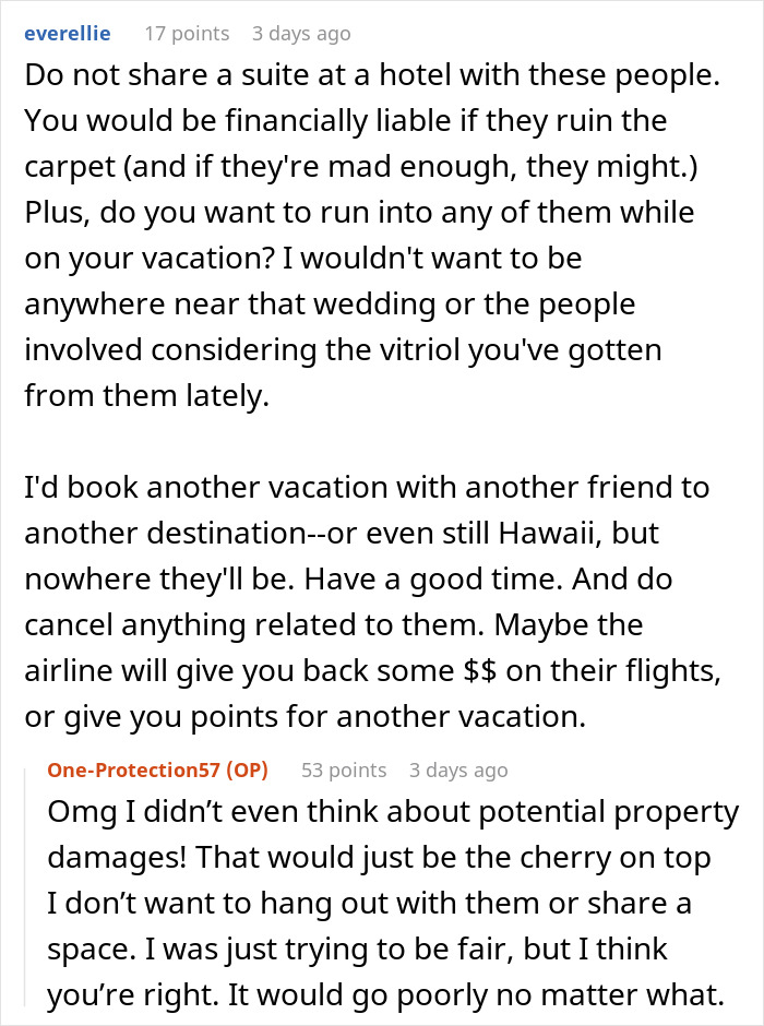 Ex-BF And His Family Demand Woman Skip Trip To Hawaii She Paid For, She Has Other Plans