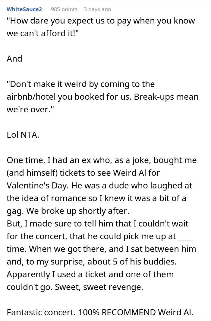 Ex-BF And His Family Demand Woman Skip Trip To Hawaii She Paid For, She Has Other Plans