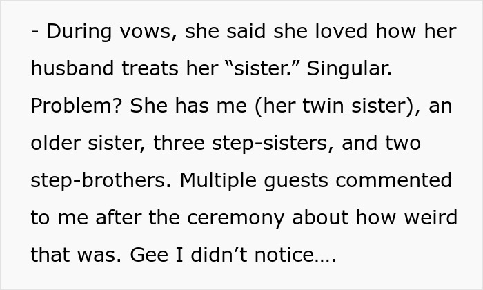 Lady Has Always Been The Family Scapegoat, Ends Up Exposing Parents’ Favoritism At Twin Sis’ Wedding