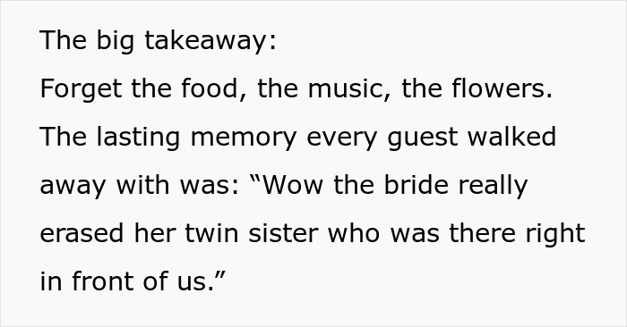 Lady Has Always Been The Family Scapegoat, Ends Up Exposing Parents’ Favoritism At Twin Sis’ Wedding