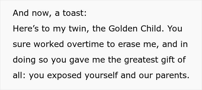 Lady Has Always Been The Family Scapegoat, Ends Up Exposing Parents’ Favoritism At Twin Sis’ Wedding