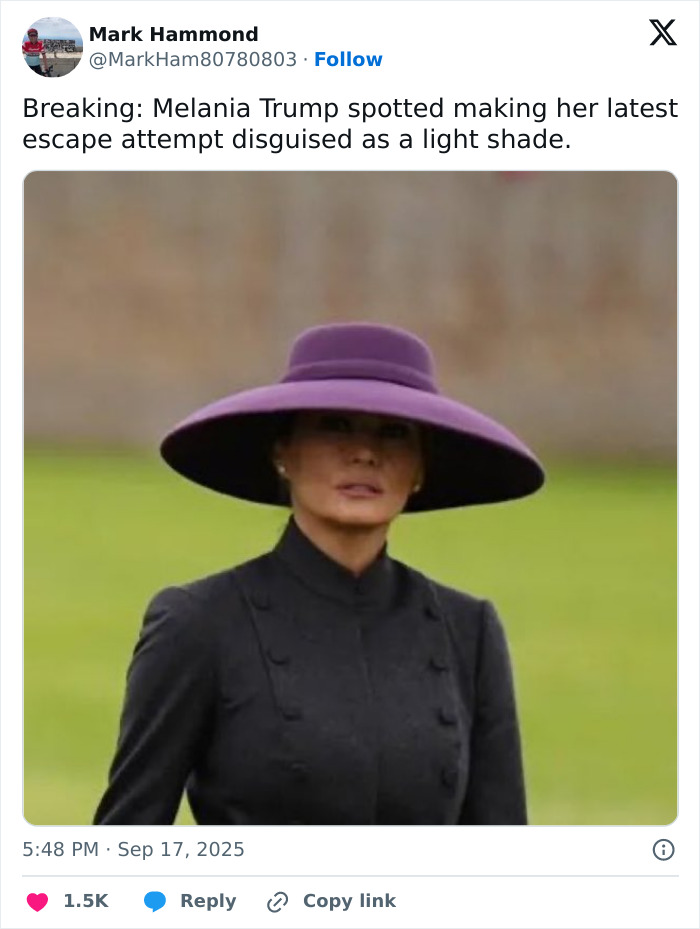&#8220;How Many Royals Does It Take To Change A Light Bulb?&#8221;: Melania Trump&#8217;s UK Look Brutally Roasted