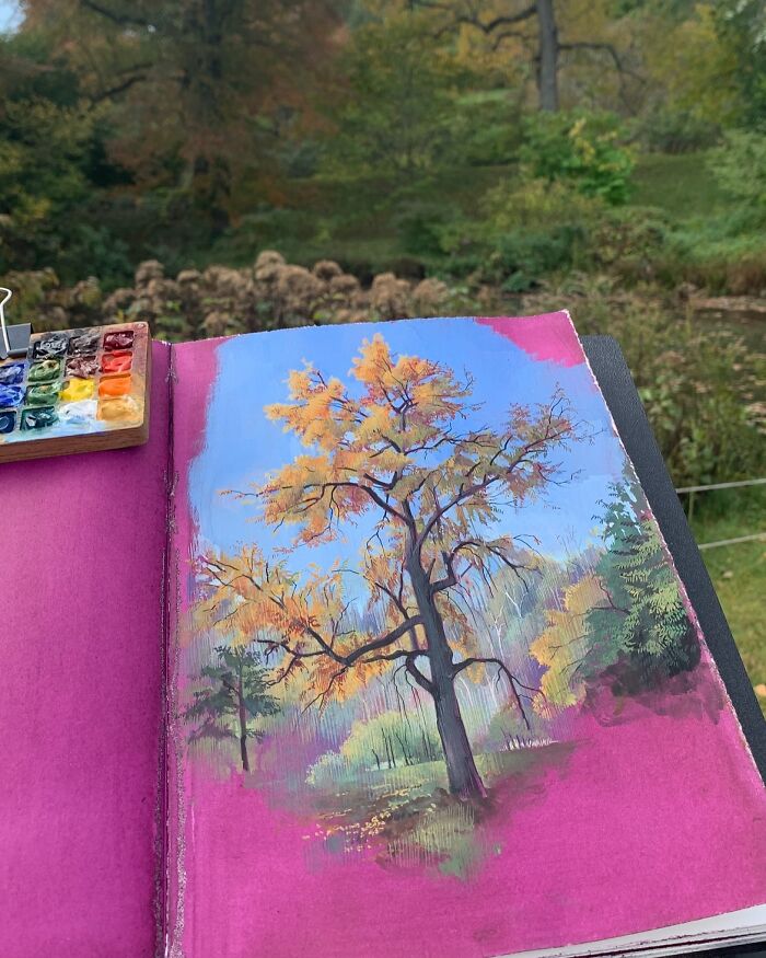 32 Sketchbook And Mini Paintings You Could Stare At For Hours