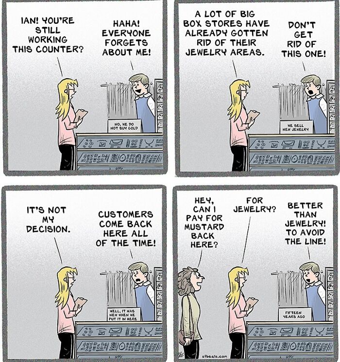 The Chaos And Comedy Of Retail: 47 Relatable Comics By Stephen Beals (New Pics)