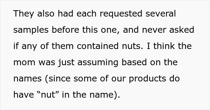 Mom Threatens To Sue Food Stall After They Give Her Child A Sample That Contains Nuts