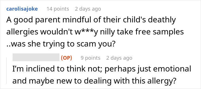 Mom Threatens To Sue Food Stall After They Give Her Child A Sample That Contains Nuts