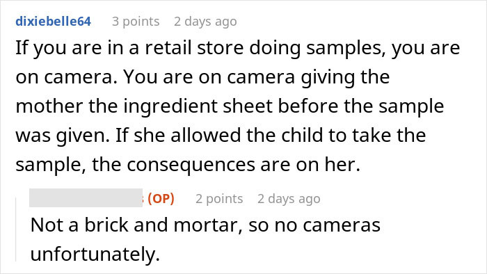 Mom Threatens To Sue Food Stall After They Give Her Child A Sample That Contains Nuts