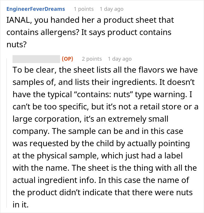 Mom Threatens To Sue Food Stall After They Give Her Child A Sample That Contains Nuts